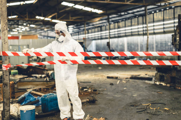 Professional Biohazard technician working in Oakland, SC